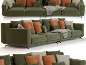 ditre italia dalton sofa 3D Model
