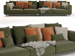 ditre italia dalton sofa Modelo 3D