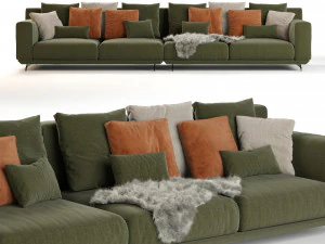ditre italia dalton sofa 3D Model