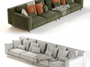 ditre italia dalton sofa 3D Model
