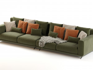 ditre italia dalton sofa Modelo 3D