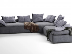 flick flack sofa ditre italia 3D Model