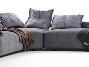 flick flack sofa ditre italia 3D Model