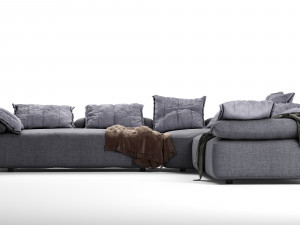 flick flack sofa ditre italia 3D Model