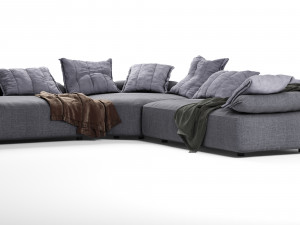 flick flack sofa ditre italia 3D Model