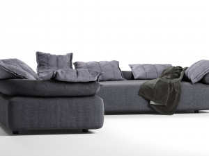 flick flack sofa ditre italia 3D Model