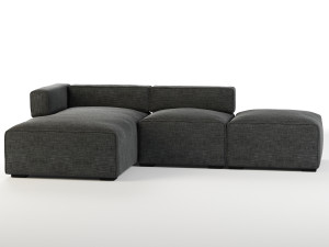quadra sofa by article 3D 모델