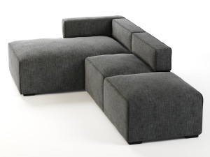quadra sofa by article 3D Model