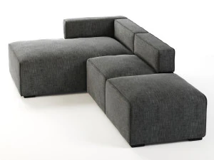 quadra sofa by article 3D Model