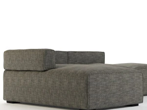 quadra sofa by article 3D Model