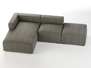 quadra sofa by article 3D Model