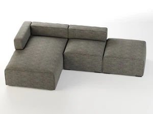 quadra sofa by article 3D Model