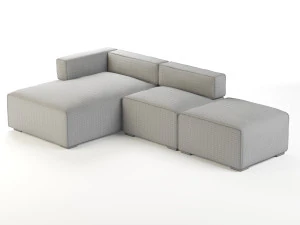 quadra sofa by article 3D Model