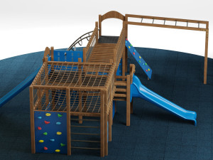 kids playground 01 3D Model