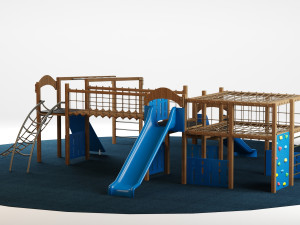 kids playground 01 3D Model