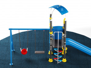 kids playground 02 3D Model