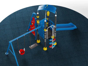 kids playground 02 3D Model