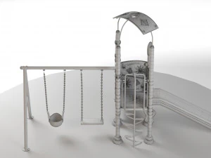 kids playground 02 3D Model