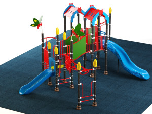 kids playground 08 3D Модель