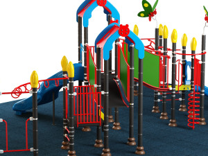 kids playground 08 3D Model