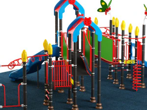 kids playground 08 3D Model