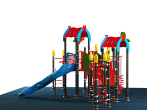 kids playground 08 3D Model