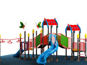 kids playground 08 3D Model