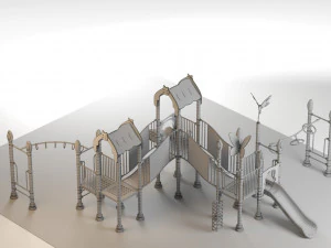 kids playground 08 3D Model
