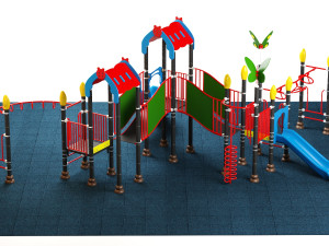 kids playground 08 3D Model