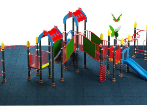 kids playground 08 3D Model