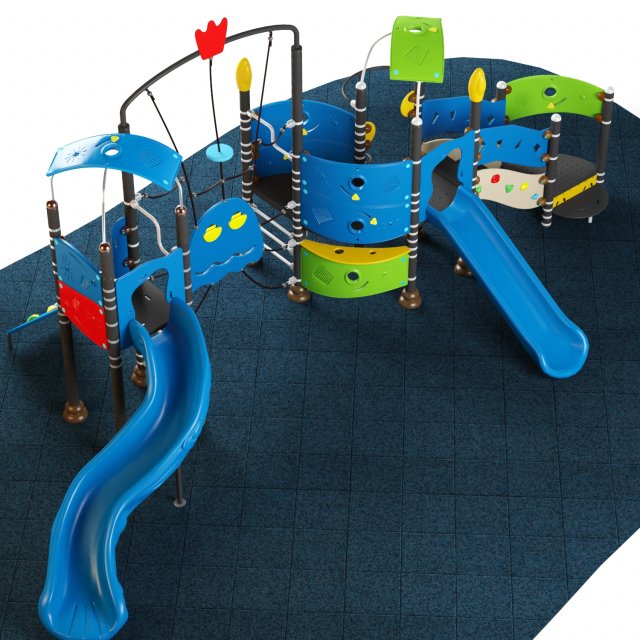 kids playground 09 Model 3D .c4d .max .obj .3ds .fbx .stl .blend 