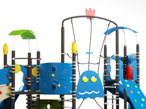 kids playground 09 Model 3D