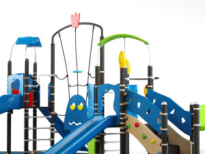 kids playground 09 Model 3D