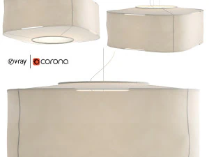 올소 36스퀘어 펜던트 3D 모델