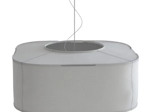 allsew 36 square pendant 3D Model