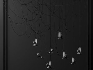 chain chandelier Modelo 3D