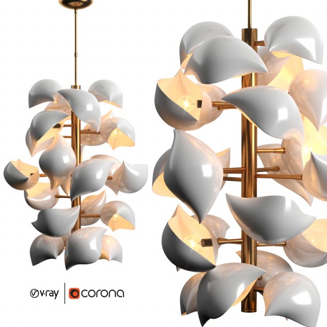 lapa 22 shell pendant Model 3D .c4d .max .obj .3ds .fbx .stl .blend 