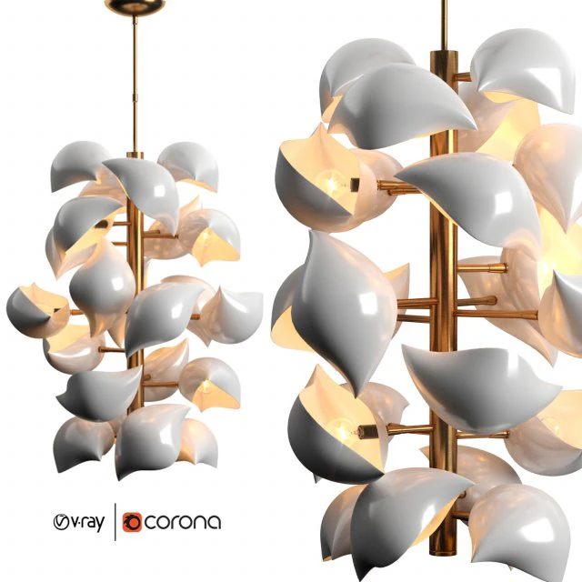 lapa 22 shell pendant 3D Model .c4d .max .obj .3ds .fbx .stl .blend 
