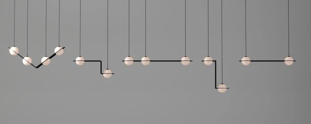 laurent suspension light 3D Model .c4d .max .obj .3ds .fbx .stl .blend
