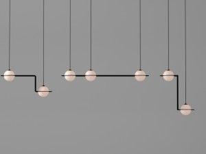 laurent suspension light 3D Model