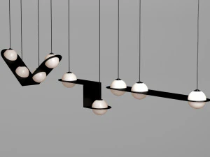 laurent suspension light 3D Model