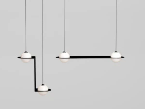 laurent suspension light 3D Model
