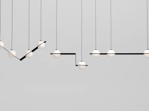 laurent suspension light 3D Model