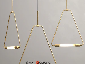 pingente de poleiro Modelo 3D