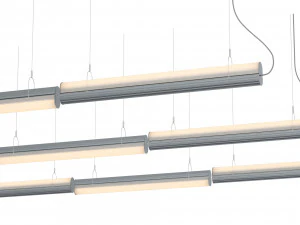 queue direct perdant double section 3D Model