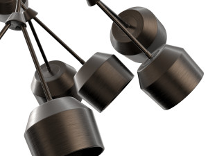the forchette 18 chandelier Modelo 3D