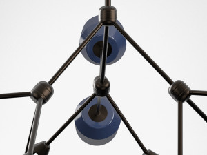 the forchette 18 chandelier Modelo 3D