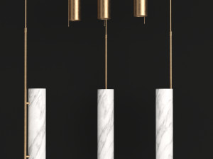 alma floor lamp by kelly wearstler Modello 3D