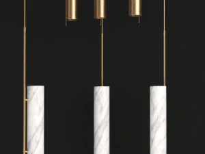 alma floor lamp by kelly wearstler 3D Model