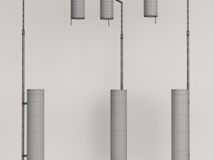 alma floor lamp by kelly wearstler Modello 3D